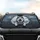 Joyful Siberian Husky Dog Cracked Stone City Skyline - Dog Lover Gift Car Sunshade - 4