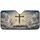Illuminated Bible Majestic Cross Pristine Doves Golden Light - Spiritual Lifestyle Gift Car Sunshade - 3