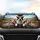 Pitbull Dogs Road Trip Adventure - Dog Lover Car Decor Gift Car Sunshade - 4