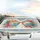 Oversized Retro Sunglasses World Map Stars Lush Flowers Cloud Field Summer Vacation Gift Car Sunshade - 5