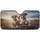Road Trip Boxer Dogs with Puppy and Aviator Goggles - Adventure Travel Essentials Gift Car Sunshade - 3