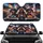 Dachshunds with Sunglasses & Tie Racing Night Cityscape - Dachshund Lover Auto Enthusiast Gift Car Sunshade - 1
