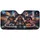 Dachshunds with Sunglasses & Tie Racing Night Cityscape - Dachshund Lover Auto Enthusiast Gift Car Sunshade - 3