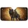Golden Feather Black Wolf Pup Golden Eye Diamond - Wildlife Lover Gift Car Sunshade - 3