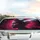 Intense Human Face Glowing Red Eyes Wild Tendrils - Auto Accessory Gift for Drivers Car Sunshade - 5
