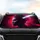 Intense Human Face Glowing Red Eyes Wild Tendrils - Auto Accessory Gift for Drivers Car Sunshade - 4