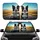 Happy Border Collie Dogs Driving - Adventure Journey Gift for Dog Owners Car Sunshade - 1