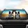 Happy Border Collie Dogs Driving - Adventure Journey Gift for Dog Owners Car Sunshade - 4