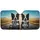 Happy Border Collie Dogs Driving - Adventure Journey Gift for Dog Owners Car Sunshade - 3