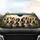 Joyful Border Collies Sunlit Field Rolling Hills - Dog Lover Pet Owner Gift Car Sunshade - 4