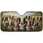 Joyful Border Collies Sunlit Field Rolling Hills - Dog Lover Pet Owner Gift Car Sunshade - 3
