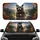 Raccoon Wooden Steering Wheel Autumn Forest Twilight Sky - Raccoon Lover Gift Car Sunshade - 1