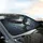 Bald Eagle Steampunk Branch, Turbulent Lightning Storm - Wildlife Lover Gift Car Sunshade - 6