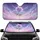 Glowing Lavender Rose Golden Moon Stars Nebulae - Celestial Stargazer Gift Car Sunshade - 1