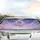 Glowing Lavender Rose Golden Moon Stars Nebulae - Celestial Stargazer Gift Car Sunshade - 5