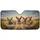 Chihuahua Dogs Sunglasses Bow Tie Open Road Golden Hour Hills - Dog Lover Gift Car Sunshade - 3
