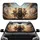 Tabby Ginger Cats Driving Adventure Speed Lines Streaking Clouds - Cat Lover Travel Gift Car Sunshade - 1