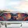 Pop-Art Black and Tan Miniature Pinscher Flowing Swirls and Waves - Dog Lover Gift Car Sunshade - 5