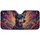 Pop-Art Black and Tan Miniature Pinscher Flowing Swirls and Waves - Dog Lover Gift Car Sunshade - 3