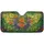 Dragonfly Orange Rose Purple Blossom Stained Glass Car Decor Gift Car Sunshade - 3