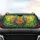 Dragonfly Orange Rose Purple Blossom Stained Glass Car Decor Gift Car Sunshade - 4