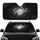Grateful Script White Lily Floral Deep Black - Meaningful Inspiration Gift Car Sunshade - 1