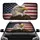 Bald Eagle American Flag - Independence Day Gift for Veterans Car Sunshade - 1