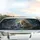Four Large Jungle Cats Bioluminescent Rainforest - Wildlife Lover Gift Car Sunshade - 5