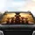 Poodle Family Road Trip Sunset - Dog Lover Travel Essentials Gift Car Sunshade - 4