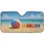 Striped Beach Ball Assorted Flip Flops Sandy Beach Ocean - Summer Road Trip Essentials Car Sunshade - 3