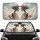 Romantic Skeletons Rose Crowns Everlasting Love Gift for Anniversary Couples Car Sunshade - 1