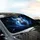 Majestic White Bull Electric Cosmos - Space Lover Gift for Sci-Fi Fans Car Sunshade - 6