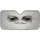 Alluring Emerald Eyes Smoky Eyeshadow Hello Gorgeous - Glamour Enthusiast Gift Car Sunshade - 3