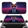 Anthropomorphic Fox Business Suit Synthwave Cosmic Grid - Retro Futuristic Decor Gift Car Sunshade - 1