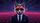 Anthropomorphic Fox Business Suit Synthwave Cosmic Grid - Retro Futuristic Decor Gift Car Sunshade - 7