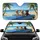 Three Dogs Vintage Convertible Car Tropical Beach - Summer Travel Essentials Car Sunshade - 1