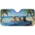 Three Dogs Vintage Convertible Car Tropical Beach - Summer Travel Essentials Car Sunshade - 3