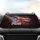 Waving Puerto Rico Flag Golden Coquí Frog Volcanic Mist - Island Heritage Pride Gift Car Sunshade - 4