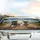Pugs Group Road Trip Steering Wheel Open Road Scenic Landscape - Pet Lover Gift Car Sunshade - 5