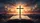 Wooden Cross Holy Bible Sunset Mountains - Spiritual Inspiration Gift Car Sunshade - 7