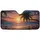 Palm Tree Tropical Sunset Ocean Beach - Beach Lover Gift Car Sunshade - 3