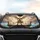 Divine Angelic Warrior Golden Battle-Axe Classical Ruins - Fantasy Lover Gift Car Sunshade - 4