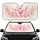 Delicate Pink Butterflies Cherry Blossom Leaves Floral Garden - Springtime Car Decor Gift Car Sunshade - 1