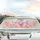 Delicate Pink Butterflies Cherry Blossom Leaves Floral Garden - Springtime Car Decor Gift Car Sunshade - 5