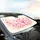 Delicate Pink Butterflies Cherry Blossom Leaves Floral Garden - Springtime Car Decor Gift Car Sunshade - 6