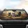Five Adventuring Cats Navigational Map Mountain Vista - Adventure Travel Gift Car Sunshade - 4