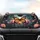 Majestic Monarch Butterfly Lush Peonies Fantasy Garden - Nature Lover Gift Car Sunshade - 4