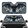 Black Bat Orange Eyes Lilies Art Nouveau Mosaic Swirls - Wildlife Lover Gift Car Sunshade - 1