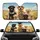 Happy Labrador Golden Retriever Dogs Puppies Lei Sunglasses - Dog Lover Gift Car Sunshade - 1