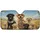 Happy Labrador Golden Retriever Dogs Puppies Lei Sunglasses - Dog Lover Gift Car Sunshade - 3
